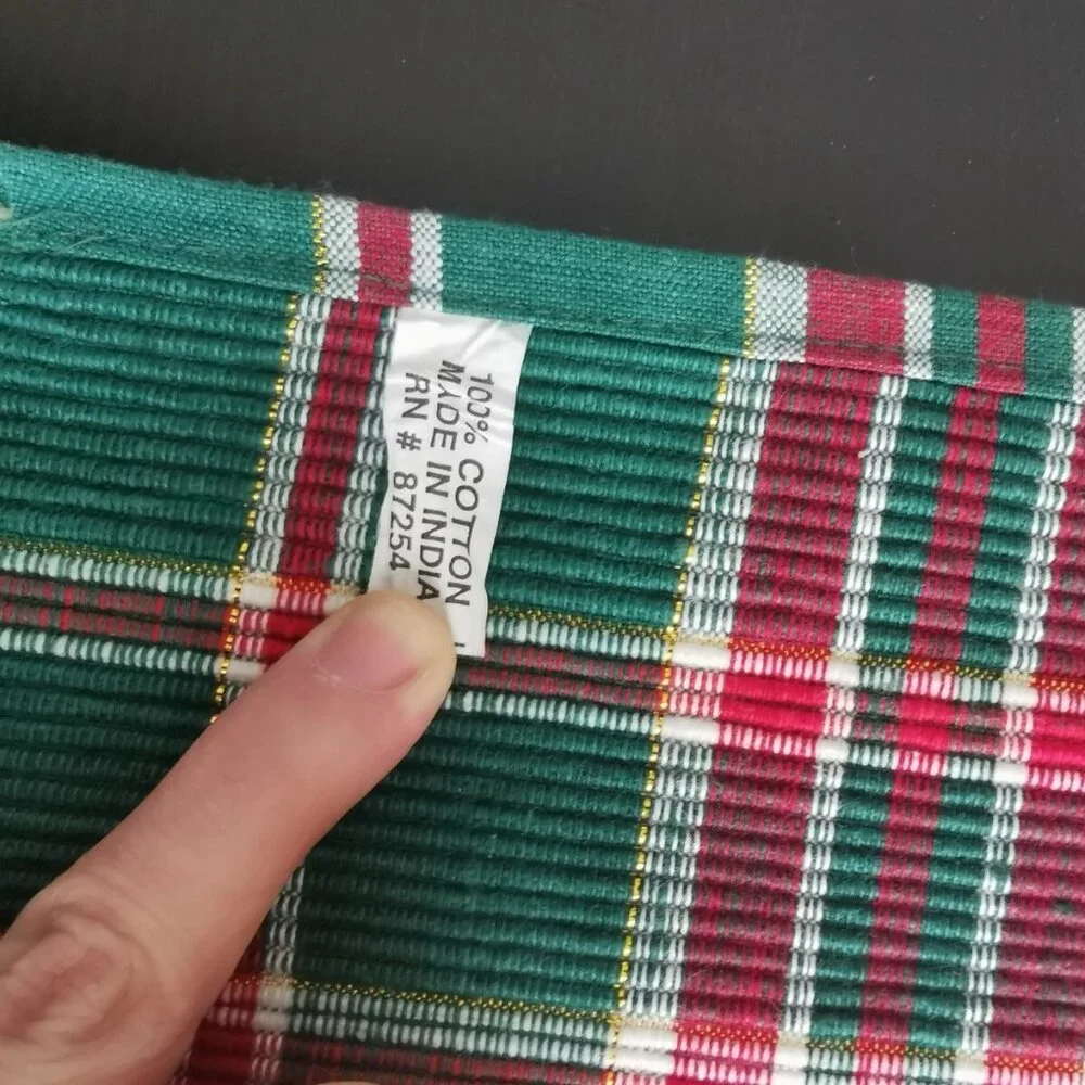 Cloth Table Mats Set Of 2, 100% Cotton,‎ 17